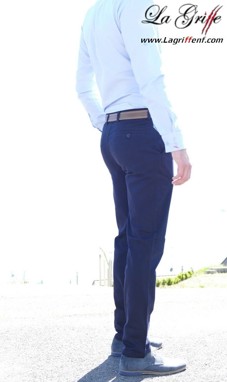 Pantalon bleu marine Chino Twill