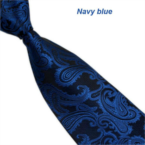 Cravate bleu à motifs
